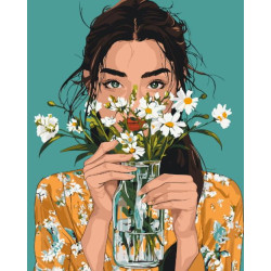 Картина по номерам "Ромашковый вайб" 40*50см, в термопакете, ТМ ART Craft, Украина