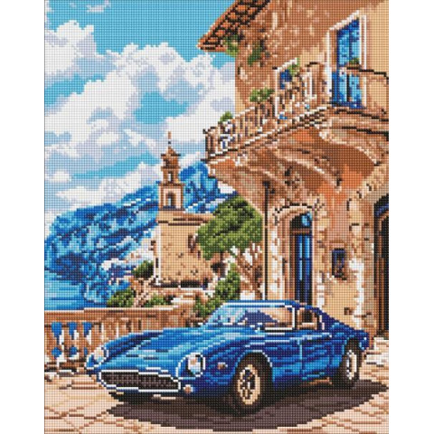 Алмазна мозаїка "Італійська розкіш" 40*50см, термопакет, ТМ Ідейка, Україна арт: AMO8181