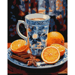 Картина по номерам "Кофейная гармония" 40*50см, термопакет, ТМ Идейка, Украина