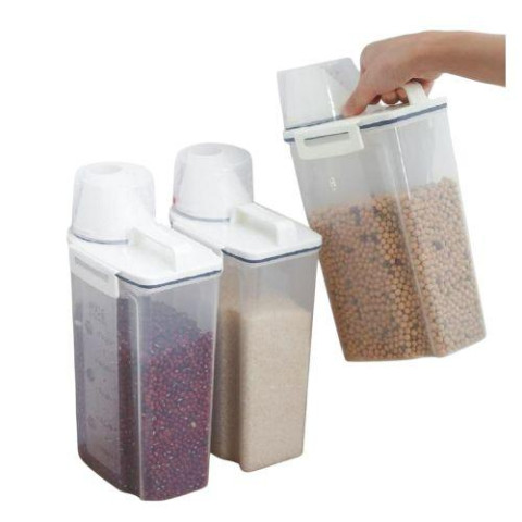 Контейнер пищевой с крышкой дозатором 2.0л, 24*16*8см 