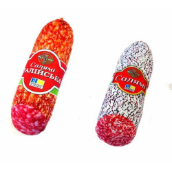 Іграшка м’яконабивна &quot;Ковбаса САЛЯМІ&quot; розмір 50сма, Сувенір Декор, Україна арт: KOV-S