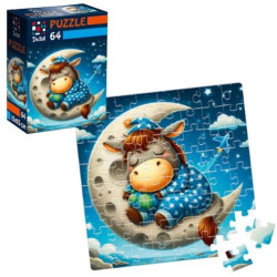 Пазли De.tail. Сонний поні. 64 детали, в кор. 10*7*3см, ТМ Vladi Toys, Україна арт: DT1234-06