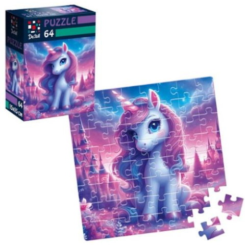 Пазли De.tail. Казковий світ. 64 детали, в кор. 10*7*3см, ТМ Vladi Toys, Україна арт: DT1234-11