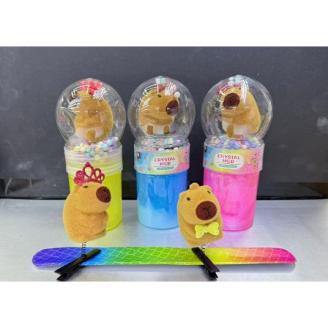 Антистресс слайм капибара 14,5см ЦЕНА ЗА 1ШТ, В УП. 12ШТ дисплей бокс 