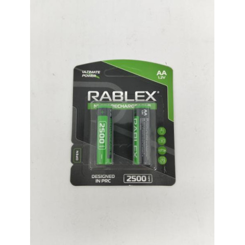Акумулятор Rablex R6 2500mAh (2/24/240), ЦІНА ЗА УП. 2ШТ (16)