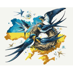 Картина за номерами "Родове гніздо" 40*50см, термопакет, ТМ ART Craft, Україна