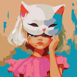 Картина по номерам "Мяу" 50*50см, термопакет, ТМ Идейка, Украина