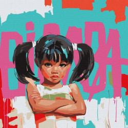 Картина по номерам "Бимба" 50*50см, термопакет, ТМ Идейка, Украина