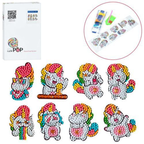 Набор для творчества алмазная мозаика, наклейки 