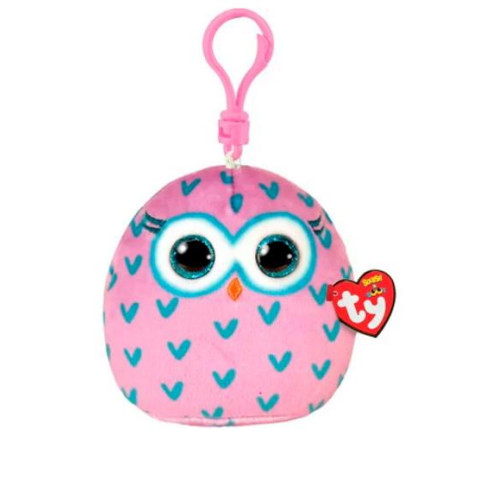 М'яка іграшка TY SQUISH-A-BOOS Сова "WINKS" 12см арт: 39573