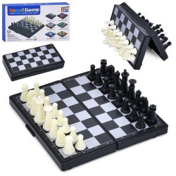 Шахматы магнитные, игровое поле 12,5*12,5см, в кор. 13*7*2,5см 
