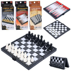 Игра настольная, магнитная, 3 вида 