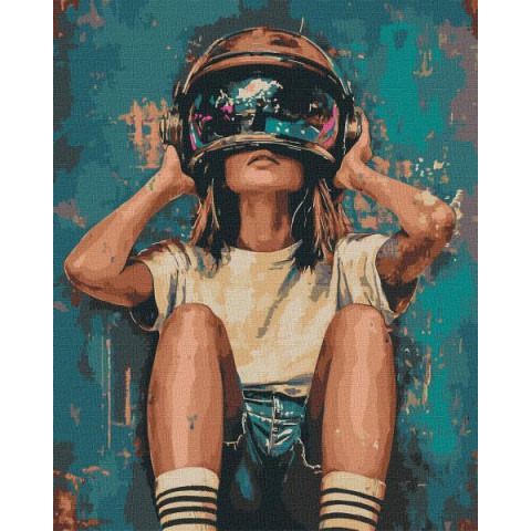 Картина за номерами "Простір в очах" 40х50см, термопакет, ТМ Ідейка, Україна арт: KHO8548