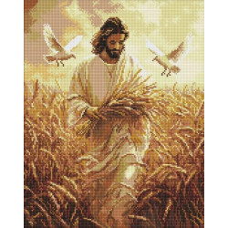 Алмазная мозаика "Жатва веры" 40х50см, термопакет, ТМ Идейка, Украина