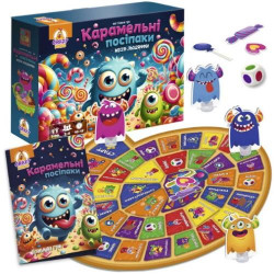 Игра настольная маршрутная. Карамельные посипаки (укр) в кор. 27*20*6см, ТМ Vladi Toys, Украина