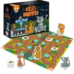 Игра настольная маршрутная. Усатые ищейки (укр), в кор. 27*20*6см, ТМ Vladi Toys, Украина