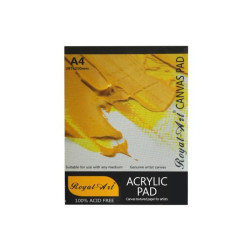 Альбом із полотнами для малювання А4, 10 арк. 280г/м2, 30*21см арт: RC-2812