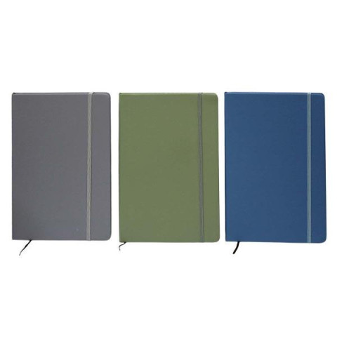 Блокнот В5 (25*17,5см), 96 л. 70гр. голубой, оливковый, серый
