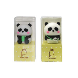 Стругачка резиновая Панда, ЦЕНА ЗА 1ШТ, в кор. 8*3*2,5см 
