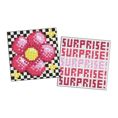 Алмазна мозаїка на самоклеючій основі для дітей "LOL Surprise! Квітка і сюрприз" 9х9см, термопакет, ТМ Ідейка, Україна арт: AMS1182