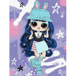 Картина по номерам для детей «Tweens LOL Skate Dance Aya Cherry» 30х40см, термопакет, ТМ Идейка, Украина