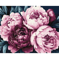 Картина по номерам "Нежные лепестки" 40х50см, термопакет, ТМ Идейка, Украина