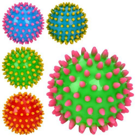 М'яч масажний 7см, ПВХ, 5 кольорів  арт: MS4117-1