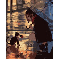 Картина по номерам "Вечер для двоих" лак 40*50см, термопакет, ТМ ART Craft, Украина