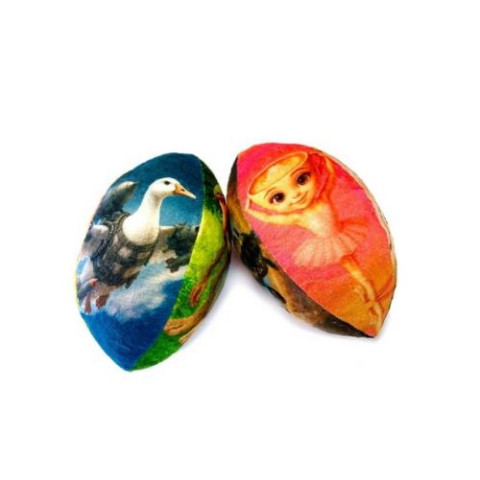 Іграшка м'яконабивна М'ЯЧІНІ-РЕГБІНІ 30см подушка обіймашка, Сувенір Декор, Україна арт: MR-30