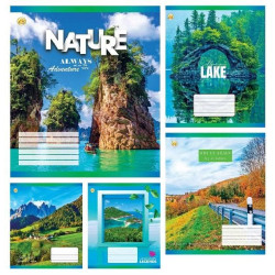 Зошит 36 арк. # кольорова обкладинка Природа, ЦІНА ЗА УП. 20ШТ, ТМ Тетрада, Україна арт: ТА51401