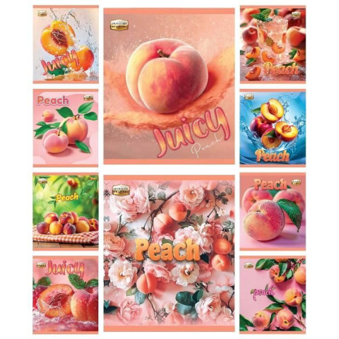 Зошит 36 арк. клітинка Фемілі Лайн Ароматний, ЦІНА ЗА УП.20ШТ, ТМ Тетрада, Україна арт: ТЕ14767