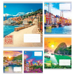 Зошит 48 арк., лінія кольорова обкладинка Краєвиди, ЦІНА ЗА УП. 10ШТ, ТМ Тетрада, Україна арт: ТА52504