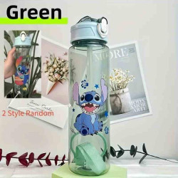 Пляшка для води Стіч зелений 750мл 24см, пак. 12*26см арт: TBUTзелений