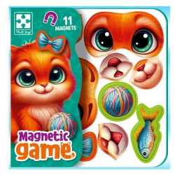 Игра развивающая магнитная "Эмоции Кошеняти" (укр), ТМ Vladi Toys, Украина