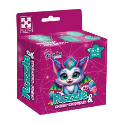 Игра развивающая пазлы с сюрпризом "Кольоровий дракончик" (укр), ТМ Vladi Toys, Украина