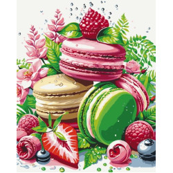 Картина по номерам "Макаруны" 40*50см, ТМ ART Craft, Украина