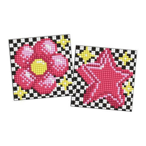 Алмазна мозаїка на магнітній основі для дітей "LOL Surprise! Квітка і зірка" 9x9см, термопакет 19*12см, ТМ Ідейка, Україна арт: AMG1181