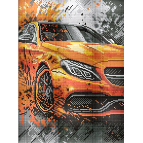 Алмазна мозаїка "Яскрава міць" 30х40см, термопакет, ТМ Ідейка, Україна арт: AMO8242