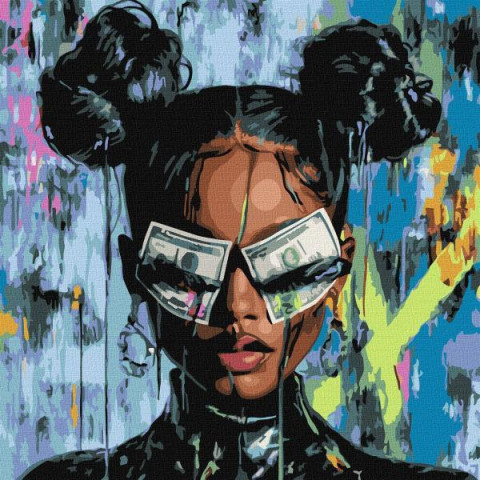 Картина за номерами "Таємне бажання" 40х40см, термопакет, ТМ Ідейка, Україна арт: KHO8631