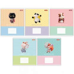 Тетрадь 12л лин. Brush story, ЦЕНА ЗА УП. 25ШТ., ТМ 1Вересня, Украина