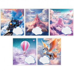 Тетрадь 18л линия Let your dreams, ЦЕНА ЗА УП. 25ШТ., ТМ YES, Украина