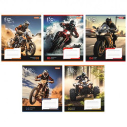 Зошит 24арк. лінія Life on wheels, ЦІНА ЗА УП. 20ШТ.,  ТМ 1Вересня, Україна арт: 767030