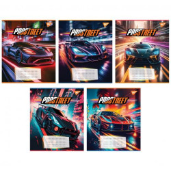 Зошит 36 арк. клітинка Prostreet, ЦІНА ЗА УП. 15ШТ, ТМ YES, Україна арт: 767069