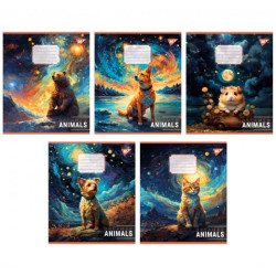 Зошит 36 арк. лінія Dreamer animals, ЦІНА ЗА УП. 15ШТ, ТМ YES, Україна арт: 767084