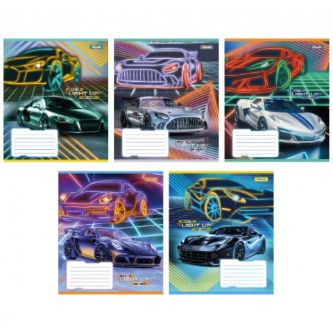 Зошит 96арк. клітинка Lights up, ЦІНА ЗА УП. 5ШТ, ТМ 1Вересня, Україна арт: 767165