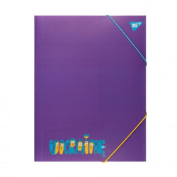 Папка A4 на резинке "Stand with Ukraine" фиолетовая, 30*23см, ТМ YES, Украина