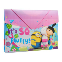 Папка слой. на резинке 38*25см "Minions Fluffy", ТМ YES, Украина