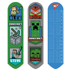 Закладка 2D &quot;Minecraft Heroes&quot;, пак. 19*4,5см, ТМ YES, Україна арт: 708129