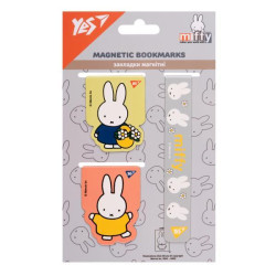 Закладки магнітні &quot;Miffy&quot;, 3шт, планшет 17*11см, ТМ YES, Україна арт: 708356