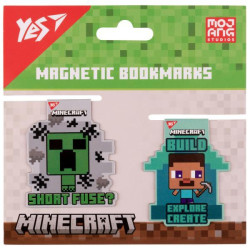 Закладки магнітні &quot;Minecraft friends&quot;, 2шт, планшет 12*12см, ТМ YES, Україна арт: 708102
